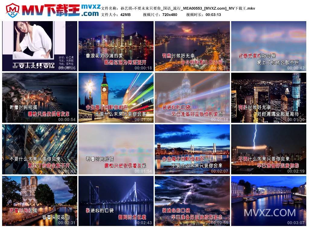 孙艺琪-不要未来只要你_国语_流行_MEA00553